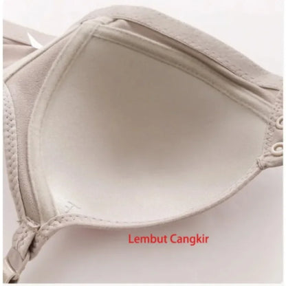 Push Up Bra - Large Size Front Buckle Wire Free Adjustable Strap Bra | Breathable Comfortable Women's Underwear