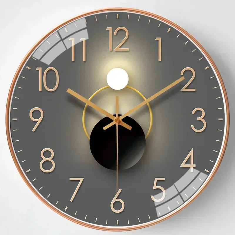 Silent Battery Operated Wall Clock - Non-Ticking Decor for Home  Office