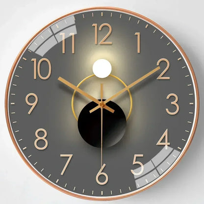 Silent Battery Operated Wall Clock - Non-Ticking Decor for Home  Office