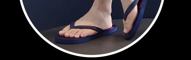 Men's Summer Lightning Thong Sandals Edgy Non-Slip Soft Sole Beach/Street Trendy Student Durable Outdoor Casual Flip-Flops Shoes