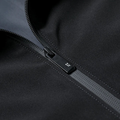 Top Quality New Brand Casual Fashion Stand Collar Streetwear Mens Coats And Jackets Zipper Windbreaker Simple Mens Clothes 2025