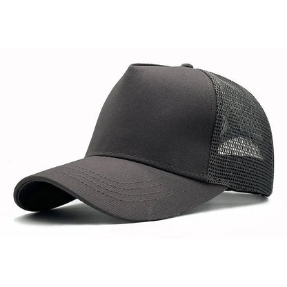 Big Head Man Large Size Mesh Baseball Hats Outdoors Plus Size Sport Caps Dad Oversize Trucker Cap 56-61cm 62-66cm