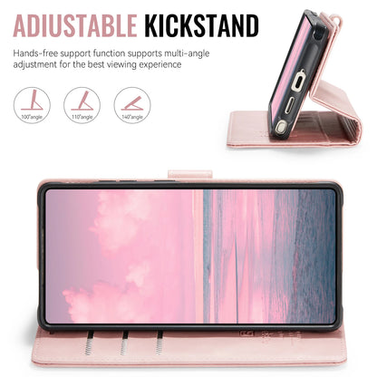Leather Phone Case 2-in-1 Detachable Wallet Cover With Card Holder For Samsung Galaxy S25 Plus