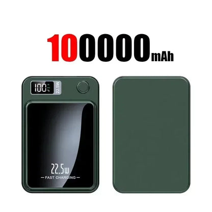 Lenovo Magnetic Wireless Power Bank 500000mAh PD22.5W Large Capacity Fast Charging External Battery For iPhone Huawei Samsung
