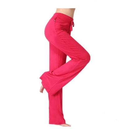 2024 Flare Leggings Yoga Pants Women High Waist Wide Leg Pants Women Gym Fitness Sports Black Flared Pant Latin Dance Trousers