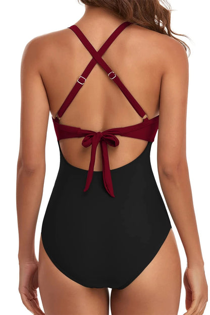 Strappy Hollow Out Swimwear Women 2026 Push Up Swimsuit Female One Piece Swimming Monokini Lady Padded Beachwear Bodysuit Summer