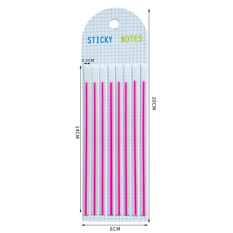 160 Sheets Transparent waterproof Mark Line Index Memo Pad Sticky Notepads Paper Sticker Notes School Supplies Stationery