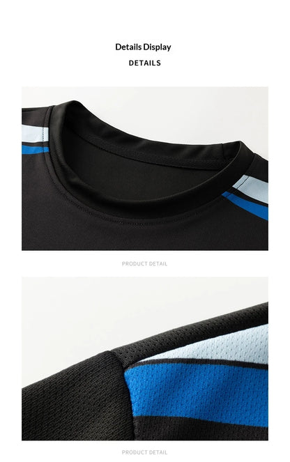 Men's Gradient Ice-Silk T-Shirt – Quick-Dry Running & Training Top