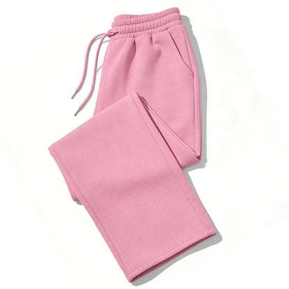 Mens Sweatpants Straight Fit Joggers for Sports and Streetwear Loose Oversized Casual Pant Drawstring Multi-pocket Men Long Pant