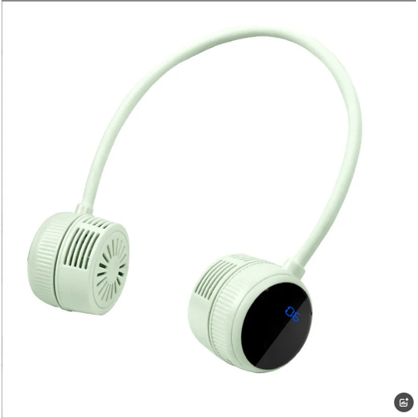 New Hanging Neck Fan Portable Cooling Fan Air Cooler Usb Leafless Bladeless Neckband Mini Rechargeable Electric Fans