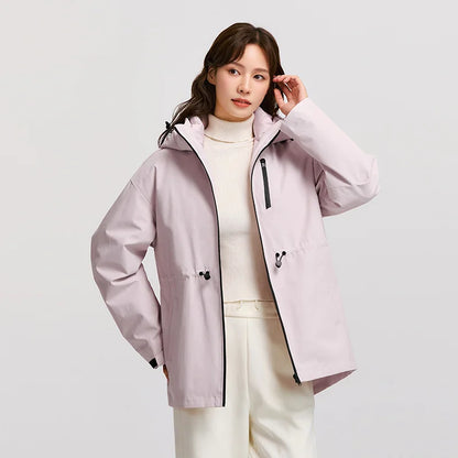 Semir Down Jacket Women 2026 New Two-Piece Three-in-One Outdoor Travel Daily Waterproof Oil-proof Stain-proof Woman Winter Coat