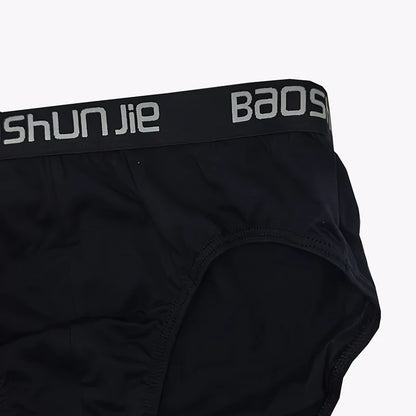 5 Pieces Cotton Men's Underwear Black Comfortable Breathable Simple Fashion Men's Briefs Sports Casual Underwear Combination