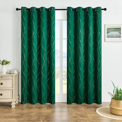 Blackout Curtains | Light Blocking Curtains for Living Room - Heat Insulating Drapes