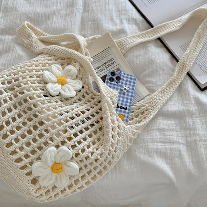 Knitted Shoulder Bag – Fashion Tote With Large Capacity | Lightweight Casual Purse