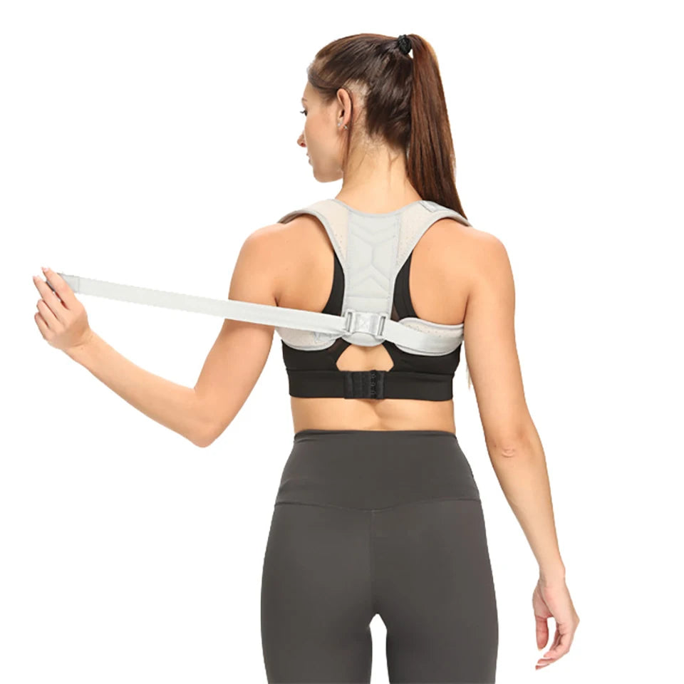 Adjustable Back Posture Corrector Neck Brace Training Equipment Home Office Man Woman Postura Shoulder Support Correction Belt