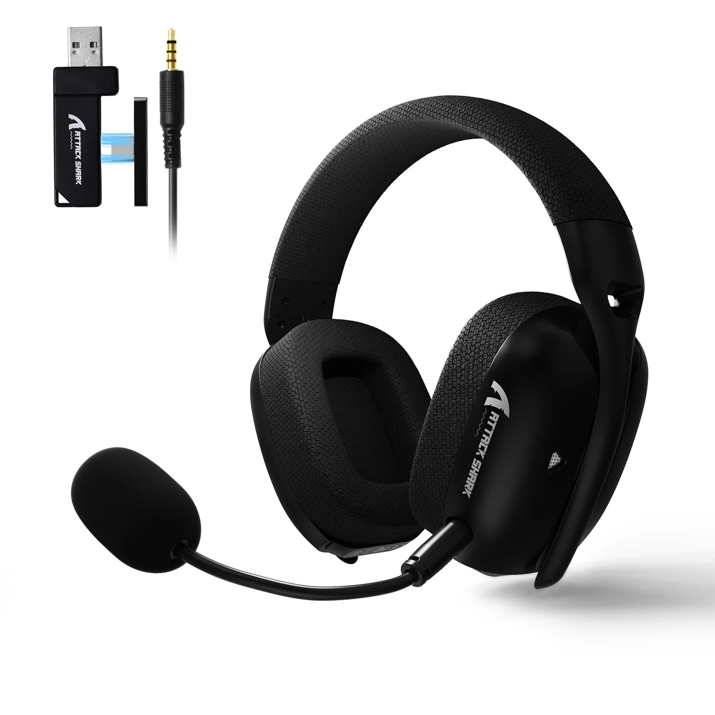 L80 PRO 3-in-1 Tri-Mode Gaming Headset 2.4G Wireless Bluetooth5.3 3.5mm Wired Lightseed Wireless Tech 20ms Ultra Low Latency