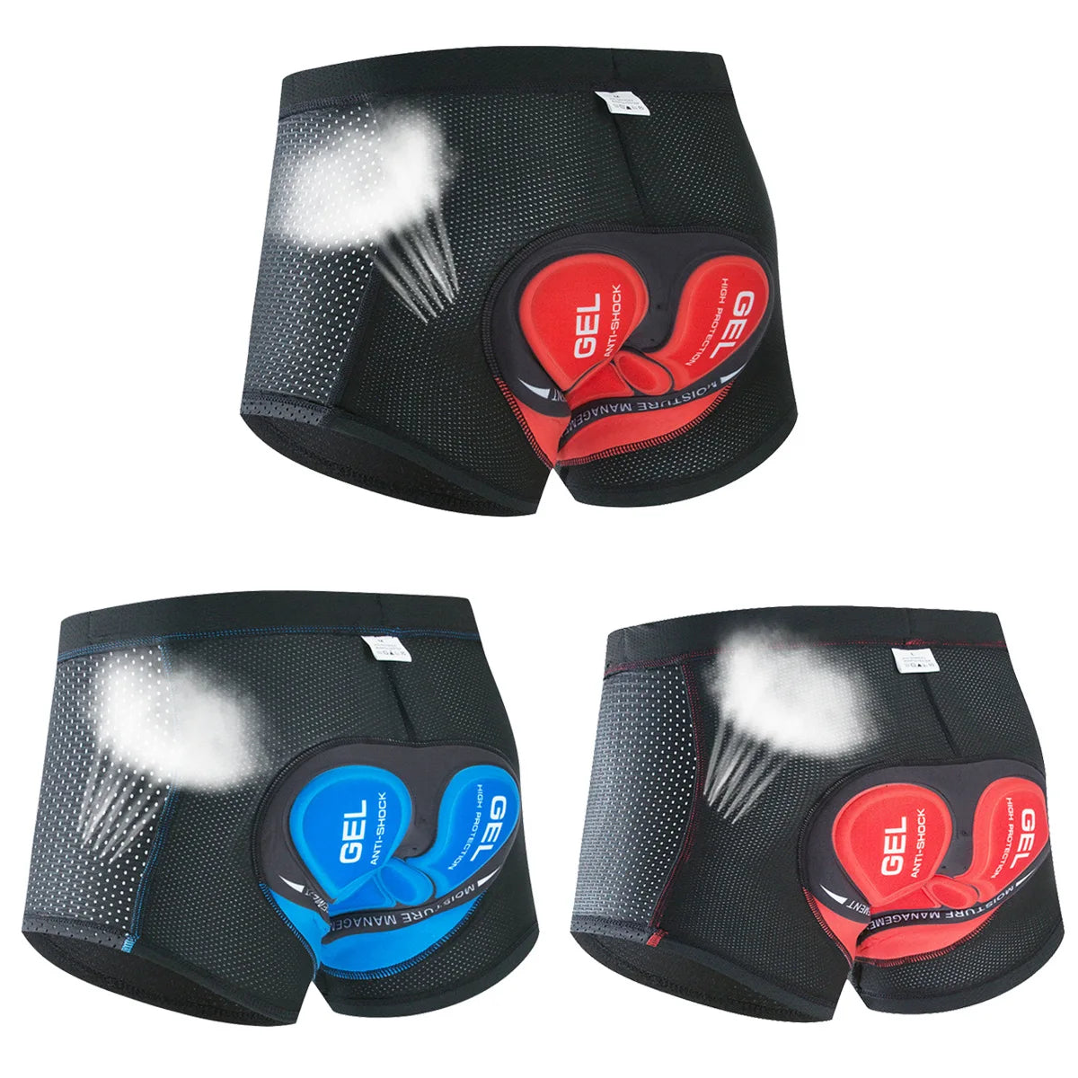 Cycling Shorts Breathable Mesh Cycling Underwear 5D Gel Pad Shockproof MTB Bike Shorts Man Shorts