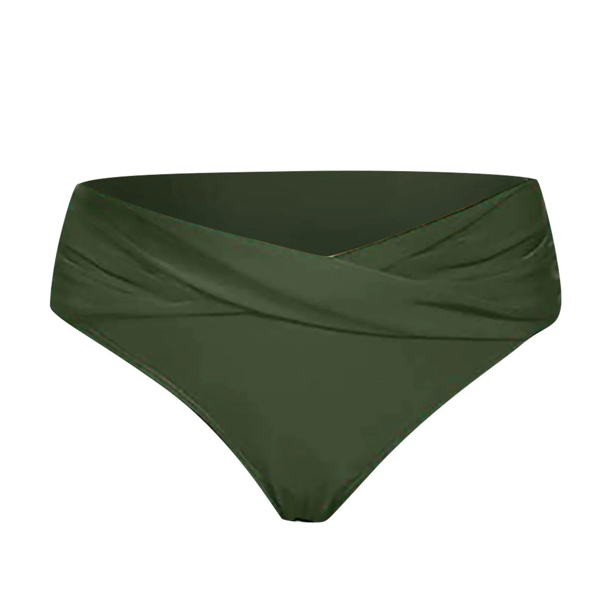 Women's Various Patterns Classic High Quality Low Waist Ruched Bikini Panties Fashionable Summer Thin Comfy Swimsuit Briefs