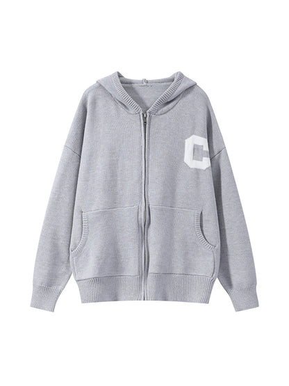 Jacket Tracksuit Two‑piece Set Knit Jacket Clothes Hooded Knit Woman Tracksuit Hooded Knit Coat Pants Trousers Women Clothes