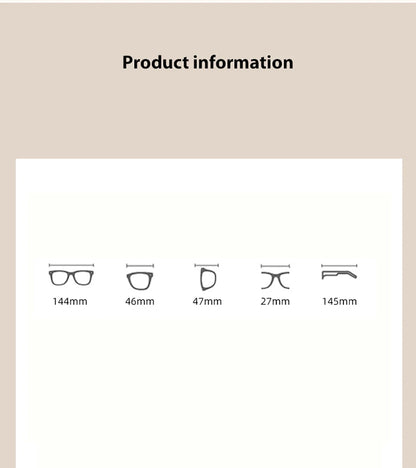 Square Reading Glasses - Fashion Unisex Eyewear With Mirror Coated Polycarbonate Lenses