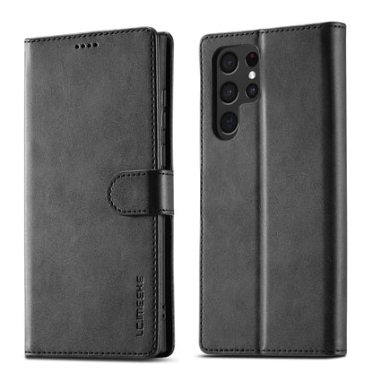 Business Leather Case for Samsung Galaxy S26 S25 Ultra S24 S23 FE S22 S21 S20 S10 Plus Note 20 + Flip Wallet Card Holder Cover