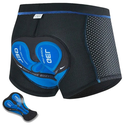 Cycling Shorts Breathable Mesh Cycling Underwear 5D Gel Pad Shockproof MTB Bike Shorts Man Shorts