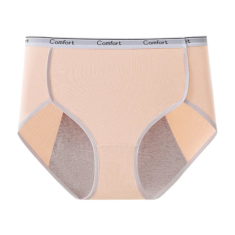 1pcs Girl Menstrual Panties Women's Physiological Briefs Ladies Period Leak Proof Panty High Waist Cotton Underwear