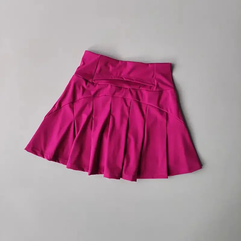 Women's Sport Skort – Lined High-Waist Tennis & Golf Skirt Shorts