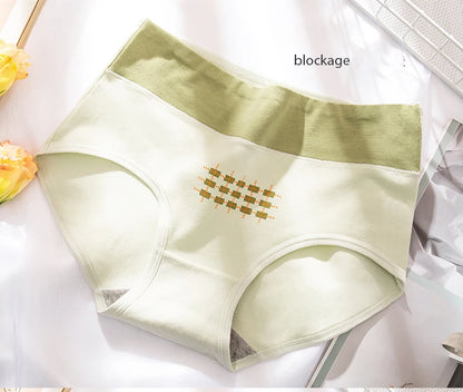 4Pcs Cotton Women Panties High Waist Body Shaper Underwear Print Ladies Briefs Plus Size Sexy Panty Breathable Female Lingerie