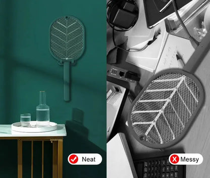 Electric Mosquito Swatter Mosquito Killer USB Rechargeable Angle Adjustable Electric Bug Zapper Fly Bat Insect Swatter
