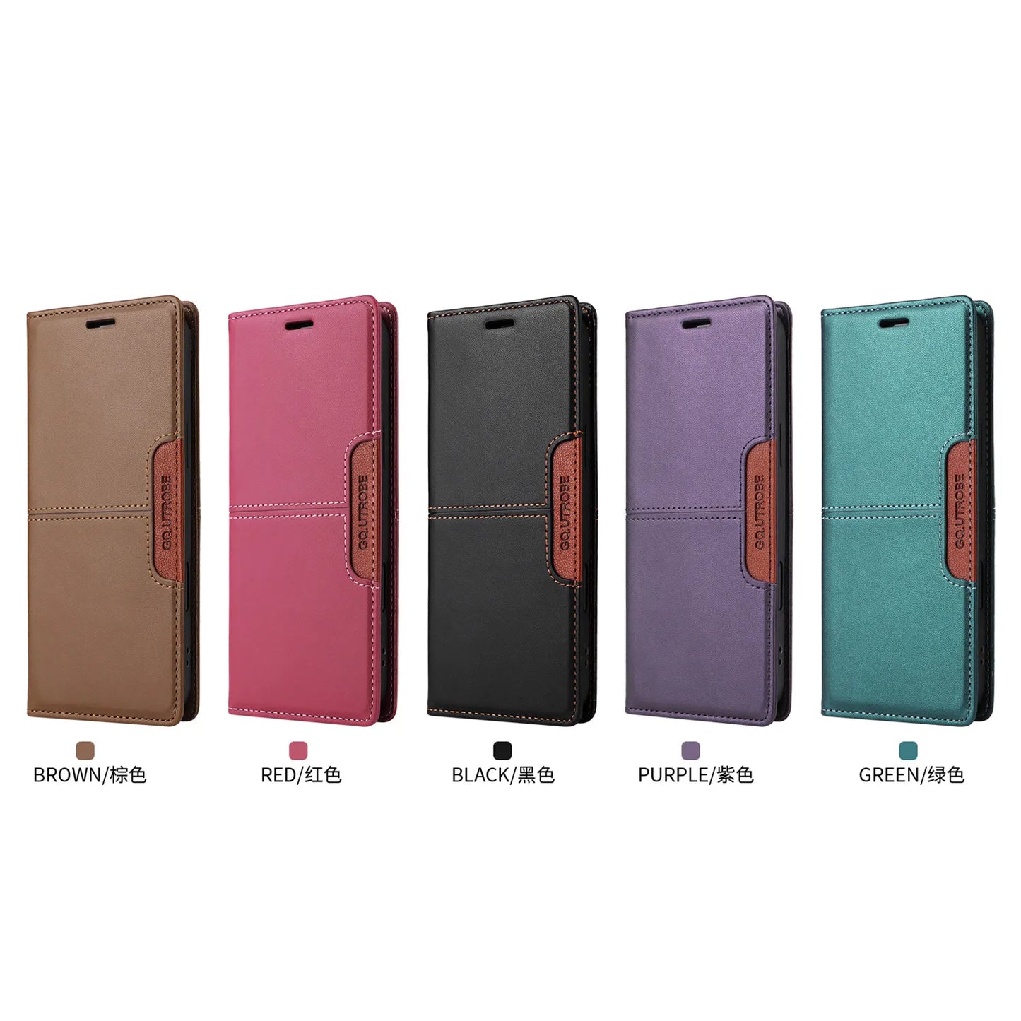 Leather Flip Phone Case For Samsung Galaxy S26 S10 Plus S20 S21 FE S22 S23 S24 S25 Note20 Ultra Magnetic Wallet Protect Cove