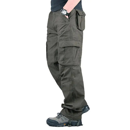 2025 Tactical Cargo Pants Men Cotton Overalls Outdoor Work Trousers Big Size Hombre Clothing Camo Hiking Pants Multiple pockets