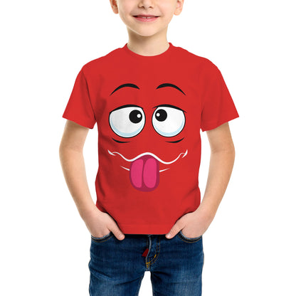 3D Pattern Printing Fashion T-Shirt  Element Printing Summer New Boy Personalized Cool Tops Kids Funny T Shirt