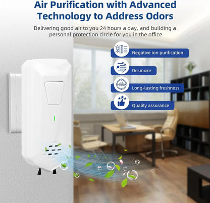 Mini Air Ionizer - Quiet Negative Ion Generator for Home Office and Kitchen - ZOOMNSTORE