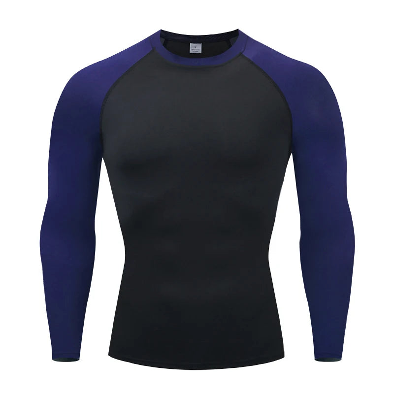 Men's Thermal Underwear Long Sleeve Tops | Thin Tight Fitting Elastic Fitness Wear