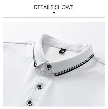 Oversized Men 7XL Polo Shirt 8XL 2026 Summer 95% Cotton Breathable Short Sleeve Collar Business Shirt Golf Man Top Clothes