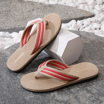 Summer Men Lightweight Beach Shoes Casual Flat Flat Flip-flop Slippers Male Indoor Bathroom Anti-Slip Flip Flops Man Sandals