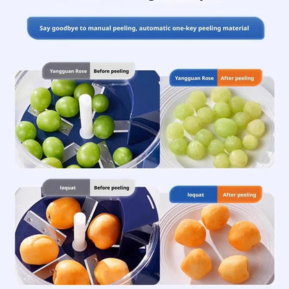 Electric Grape Peeler - Automatic Stainless Steel Fruit Skin Remover | Battery Powered