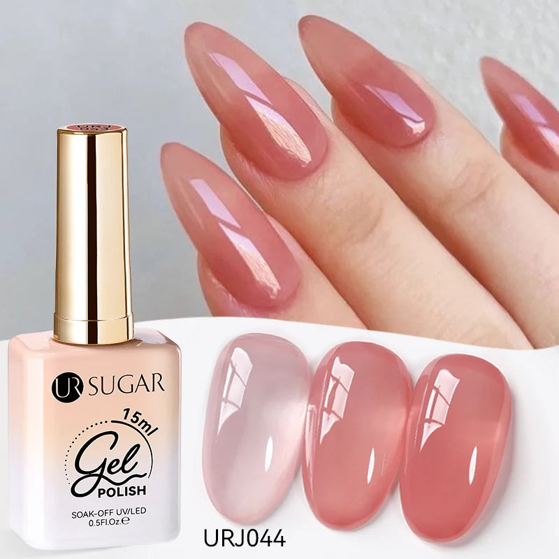 Jelly Gel Polish - Eco Friendly Semi Permanent UV LED Nail Polish for Salon Use