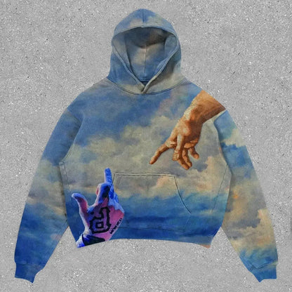 Cotton New Rock Men's Hooded Sweatshirt Spring Autumn With Pockets No Brand Simple Male Hoodie Welcome Deal In Funny Luxury Tops