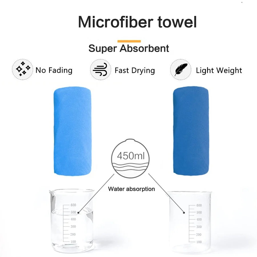 Sports Towel Quick Dry Swimming Towels for Swim, Pool, Water Sports, Beach/Travel Towel in S，L, XL, Extra Large, Camping Gear