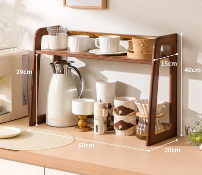 New Kitchen Shelf Countertop Multi-functional Electrical Storage Rack Multi-layer Cup Holder Household Storage Rack Plate Rack