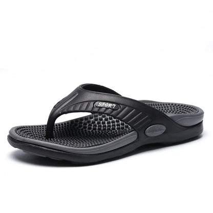 MAEDEF Flip Flops for Men Summer Breathable Beach Shoes Sandals Mens Luxury Flip Flops Breathable Plus Big Size Men Slippers 47