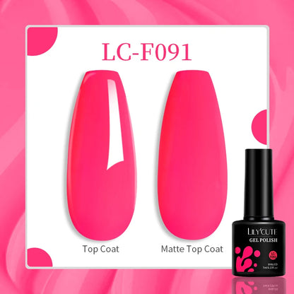 Gel Nail Polish - LILYCUTE UV Gel Varnish 7ML | Soak Off, Long Lasting Colors