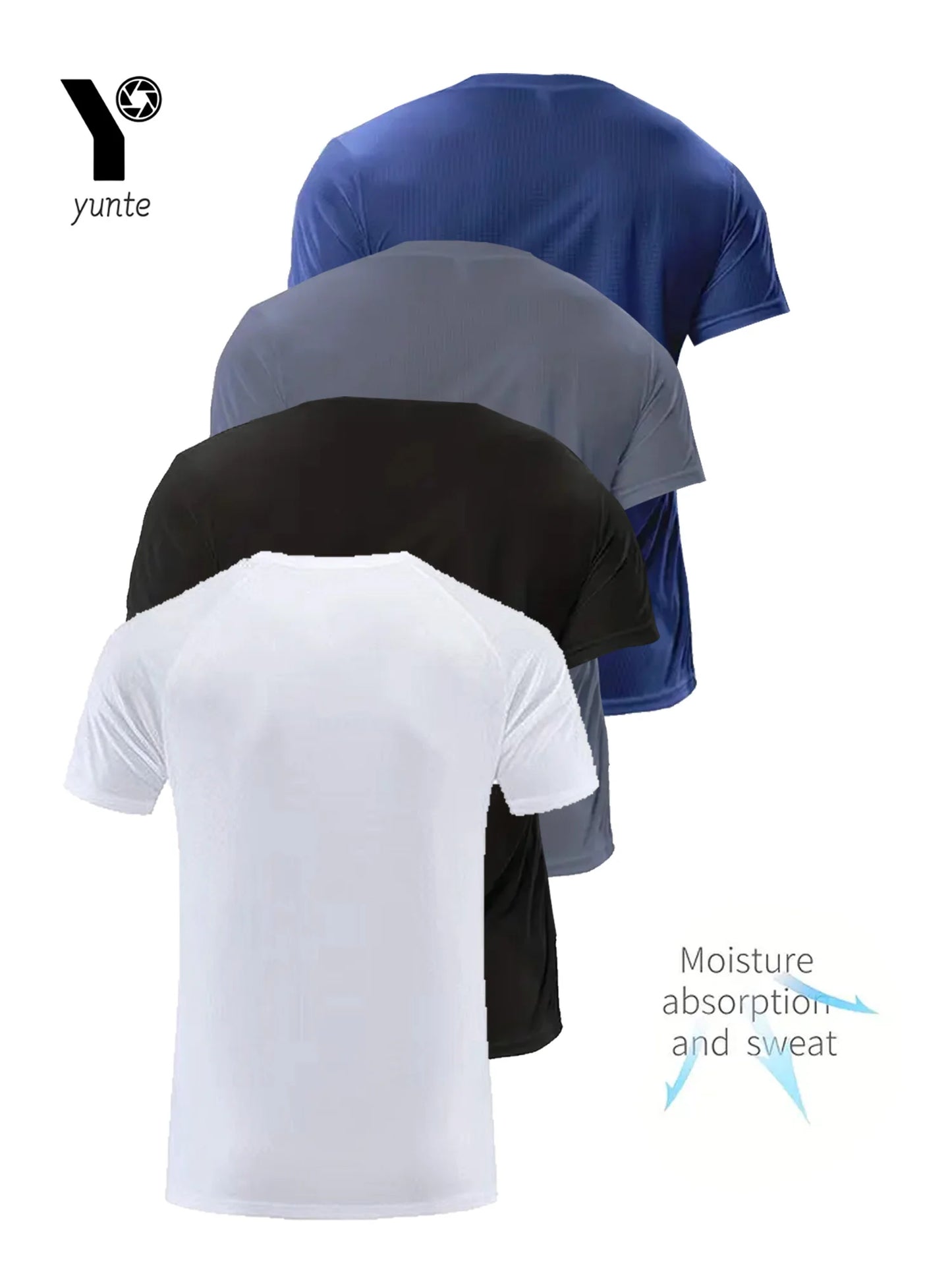 Men's Quick-Dry T-Shirt – Breathable Sports Tee | Lightweight Polyester Workout Shirt