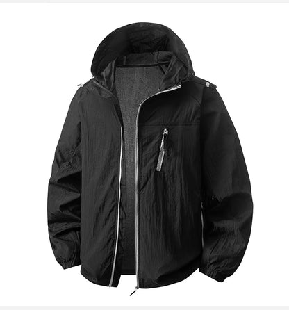 LNGXO Women's Men's Sun Protective Jackets Camping Mountaineering Hiking Outdoor Sports Windbreaker Summer Lightweight Coat