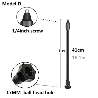 Flexible Arm Monopod Selfie Stick Rod Mount Holder Stands for Mobile Phones for Gopro Hero DJI OSMO Insta 360 Cameras Tripod