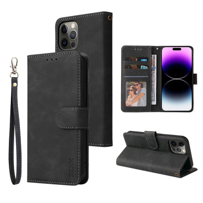 Wallet Skin-friendly With Card Slot Bracket Magnetic Flip Case For Apple iPhone Air 17 Pro Max 16e 15 Plus 14 13 12 11 XR Cover