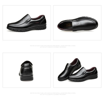 Summer New Men Leather Shoes soft soled Casual Flat Shoes Outdoor Walking shoes Comfort fashion soft leather shoes Loafers