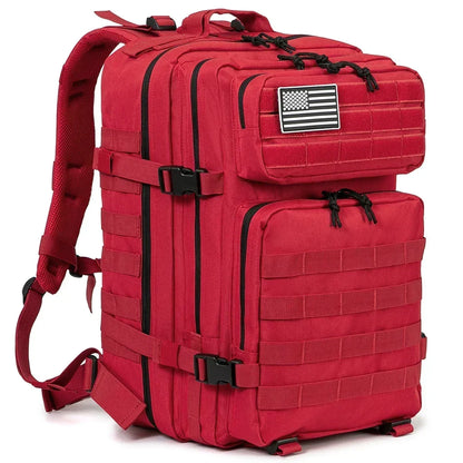 45L Tactical Backpack - Large Capacity Outdoor Hiking  Camping Bag for Men  Women